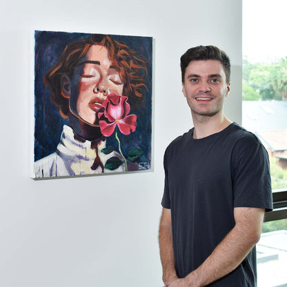 Girl With Rose